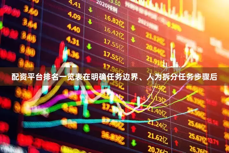 配资平台排名一览表在明确任务边界、人为拆分任务步骤后